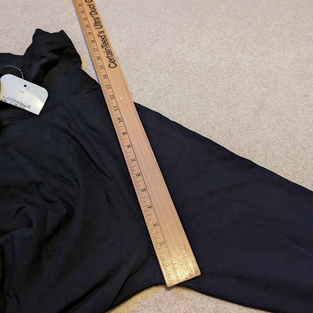 Isabel maternity by Ingrid & Isabel black turtleneck w/ drawstrings top - Picture 7 of 13